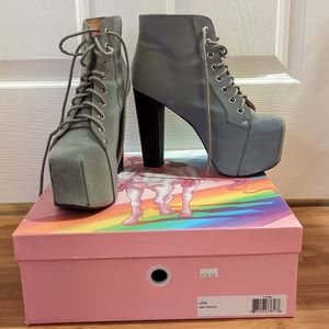 Jeffrey Campbell Reflective Lita Platform